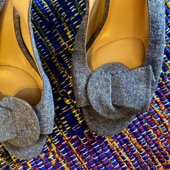 Naturalizer open shoes. Denim style. - Picture 1 of 2